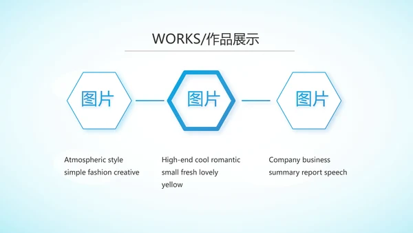 蓝色大方医疗行业工作总结动态PPT