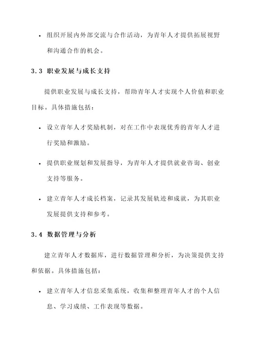 青年人才库建设方案