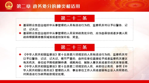公职人员处分法通用PPT模板