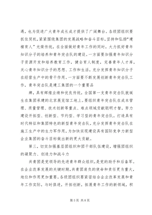 在共青团XX镇第一次代表大会上的工作报告 (2).docx