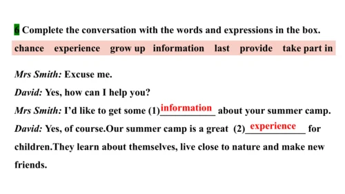 Module 7 Unit 3  Language in use课件2023-2024学年度外研版英