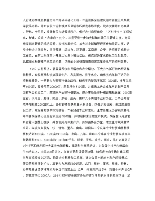 镇长在经济活动分析会议讲话