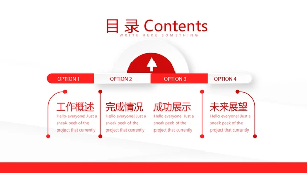 红色简约卫生院工作总结和计划动态PPT