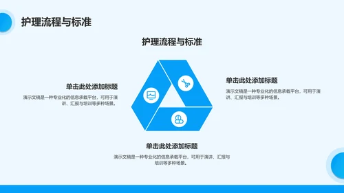 蓝色简约风眼科护理个案汇报PPT模板
