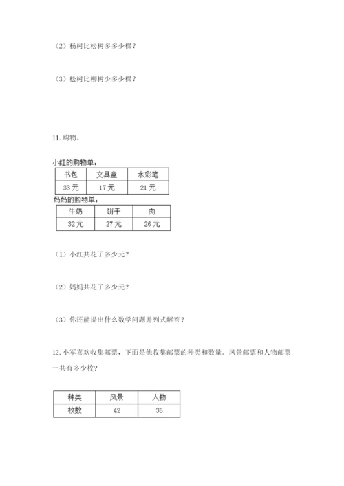 小学二年级数学应用题大全含答案【黄金题型】.docx