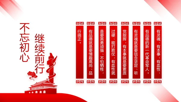 红色大气党建学习教育活动微党课动态PPT模板