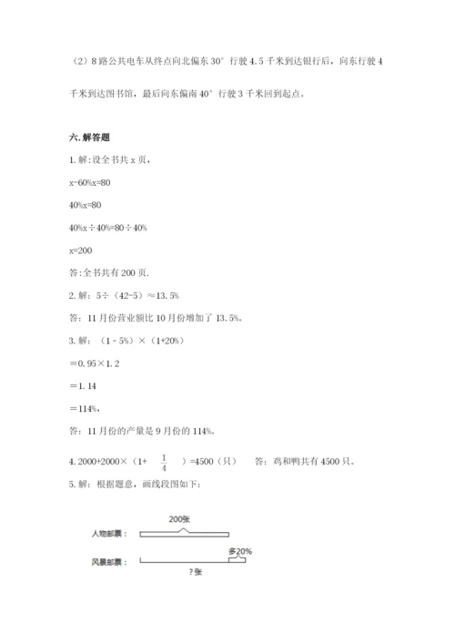 小学数学六年级上册期末测试卷加下载答案.docx