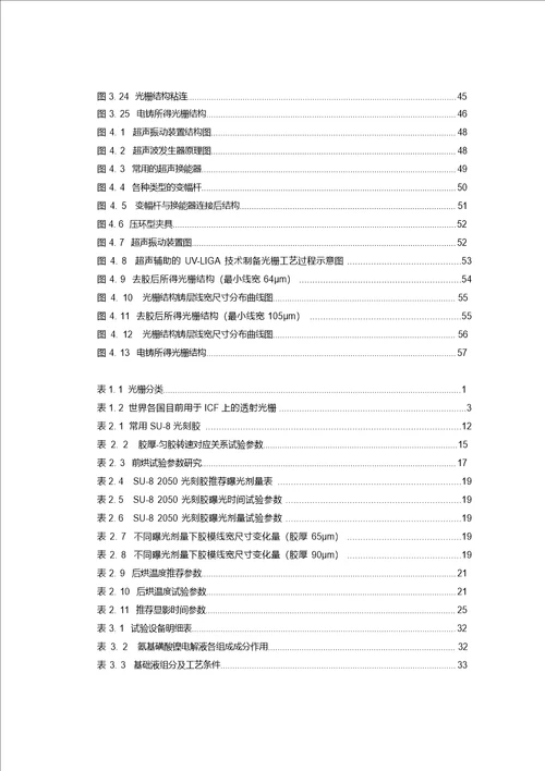 基于uvliga的光栅制备技术研究