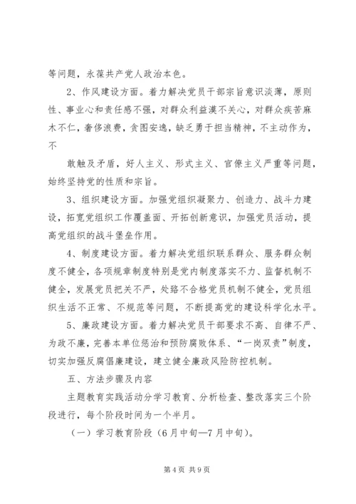 开展保持党的纯洁性主题教育活动实施意见.docx