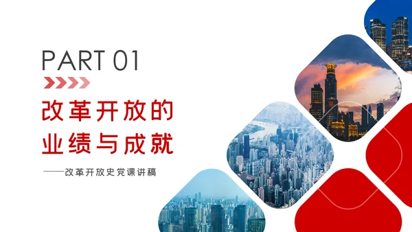 改革开放成就与经验总结改革开放史党建PPT党课