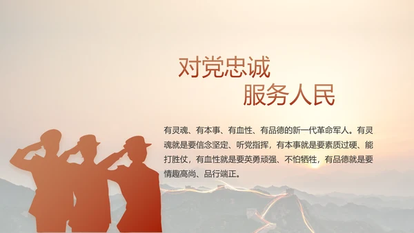 致敬边防八一军事部队工作动态PPT