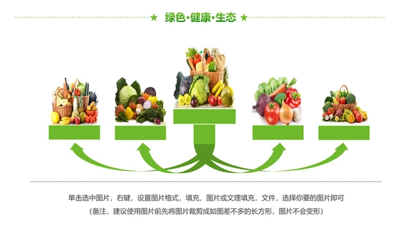绿色有机生态农业招商农产品展示PPT模板