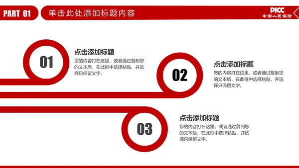PICC中国人民保险公司年年终总结PPT
