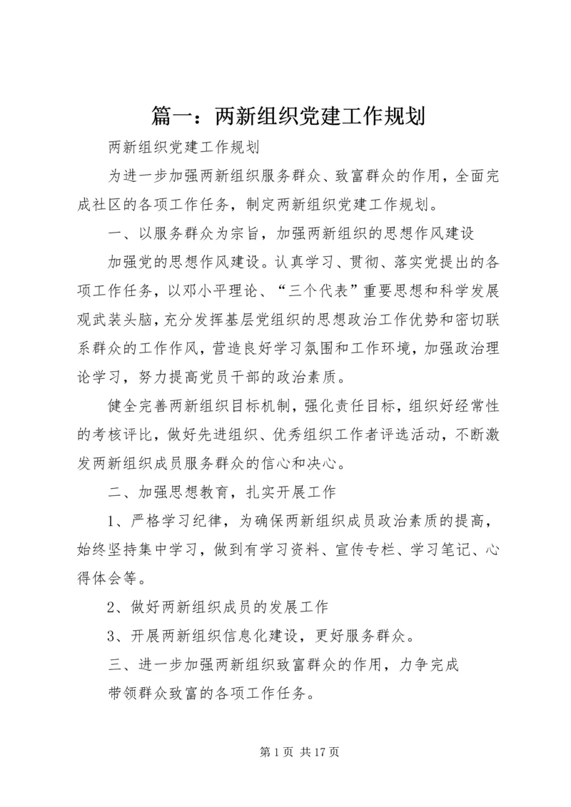 篇一：两新组织党建工作规划.docx