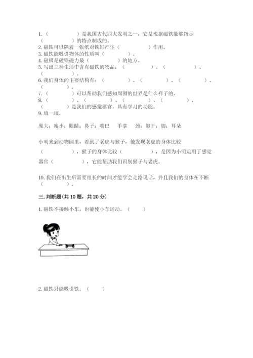 教科版二年级下册科学知识点期末测试卷带答案（培优）.docx