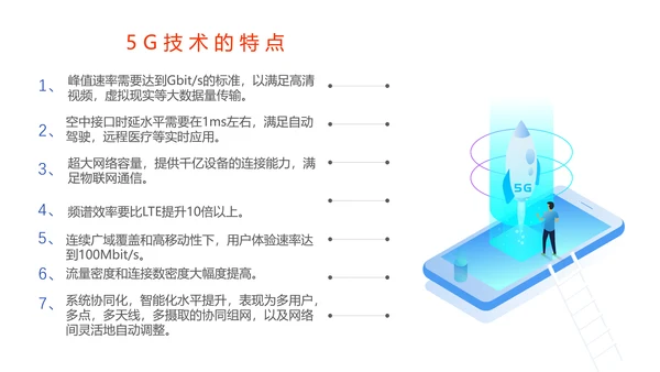 5G时代赋能未来专题宣传介绍PPT模板