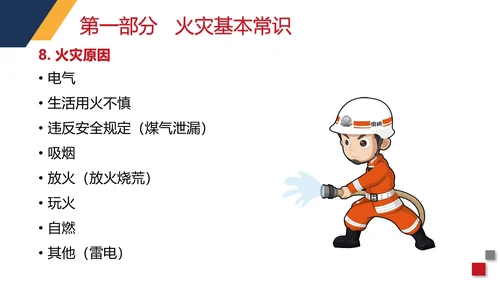 火警119商场超市消防安全知识培训PP模板