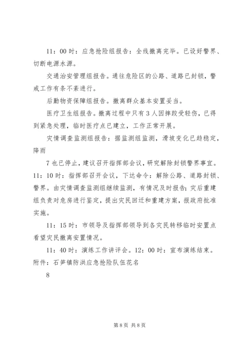 防汛应急演练实施方案 (5).docx