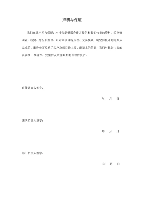 大搜车租赁集合资金信托计划尽职调查报告.docx