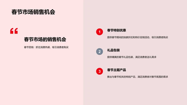 春节市场洞察报告PPT模板