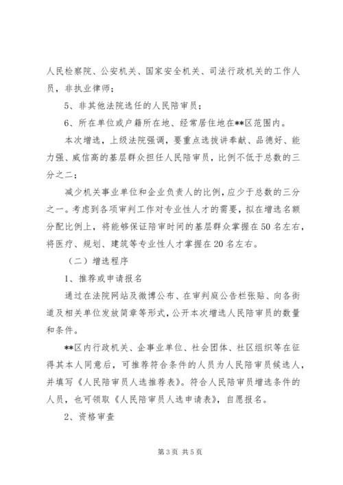 法院关于落实人民陪审员“倍增计划”向人大的请示报告.docx