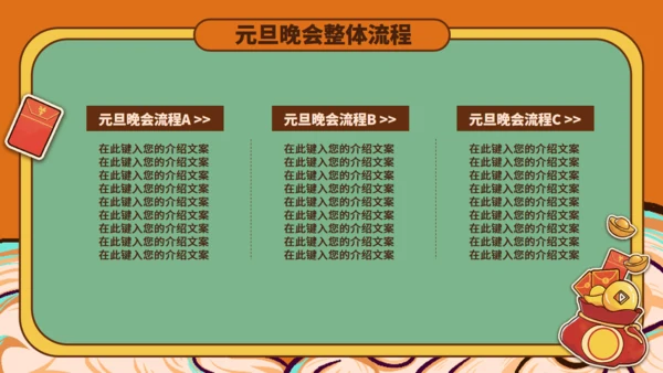 国潮风新年虎年活动策划通用PPT模板