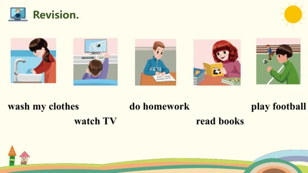 Unit 2 My week Part B Read and write课件（共17张PPT，内嵌音