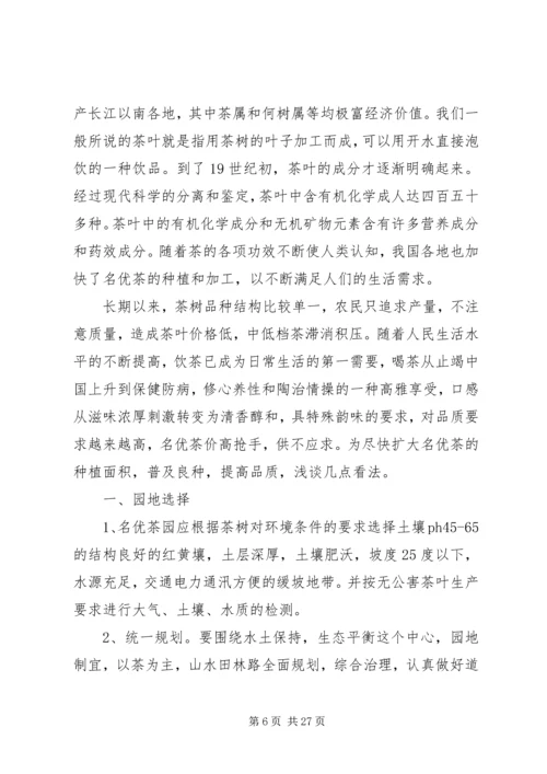 名优茶生产情况调研报告 (2).docx