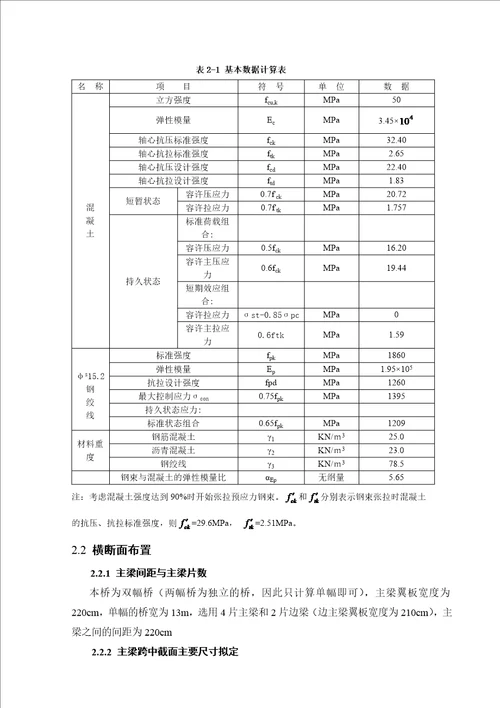 桥梁工程毕业设计预应力混凝土简支T型梁桥共68页