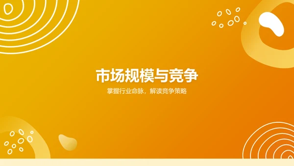 橙色简约风快速消费品(FMCG)行业产品介绍PPT模板