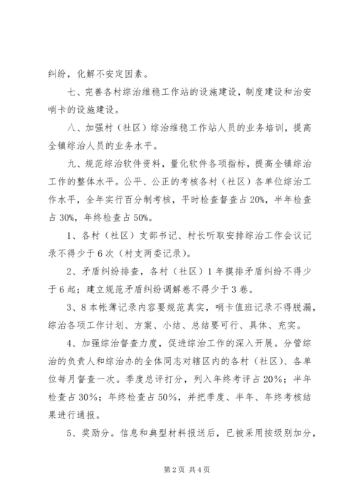 镇政府综治维稳工作实施方案.docx