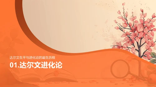 达尔文进化论解读PPT模板