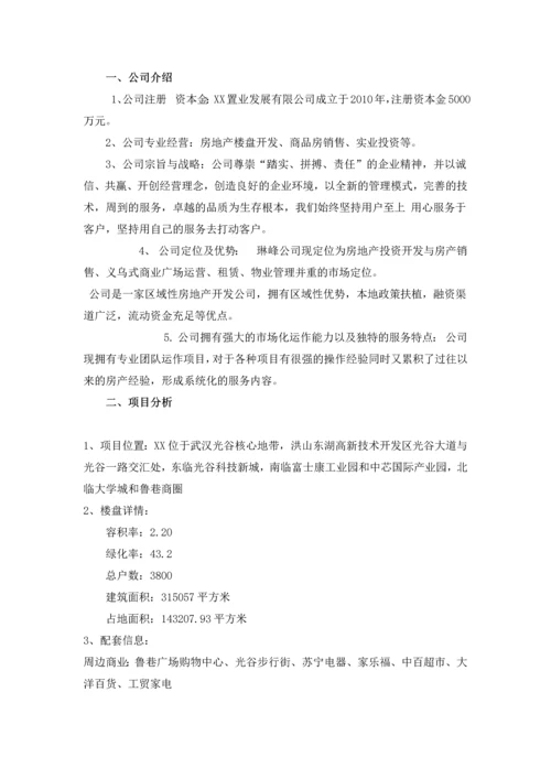 地产公司融资策划书.docx