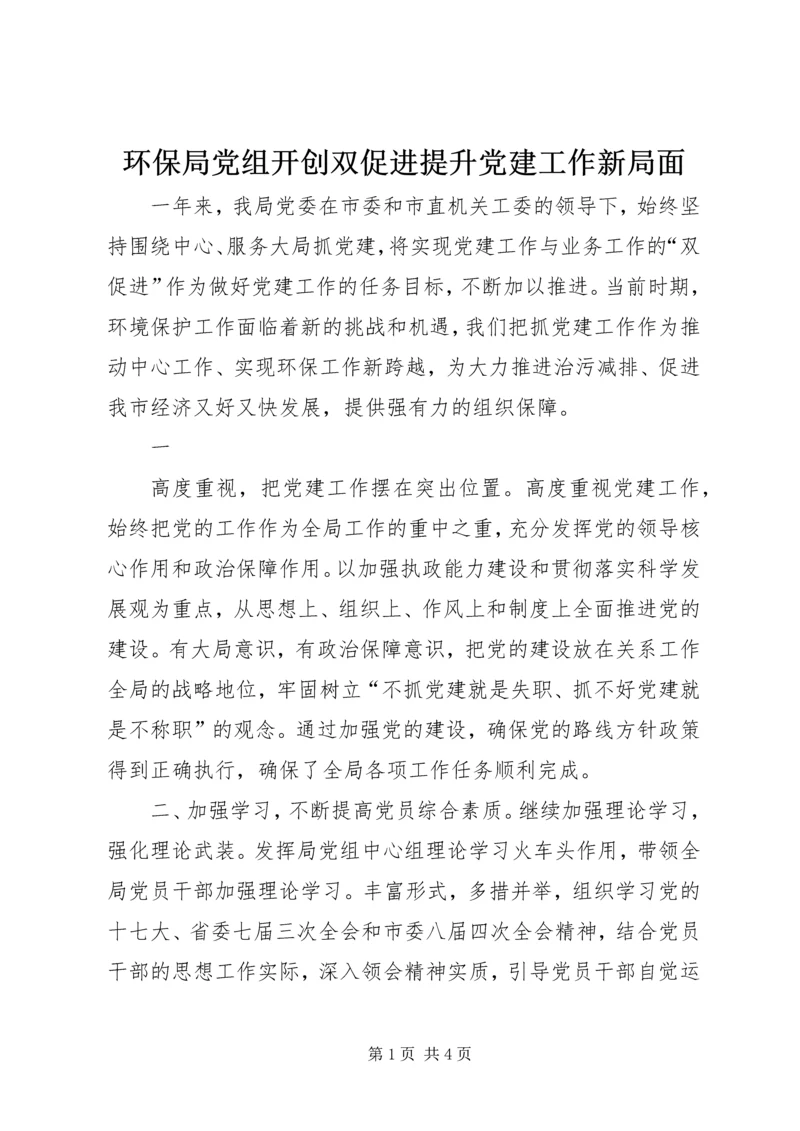 环保局党组开创双促进提升党建工作新局面 (2).docx