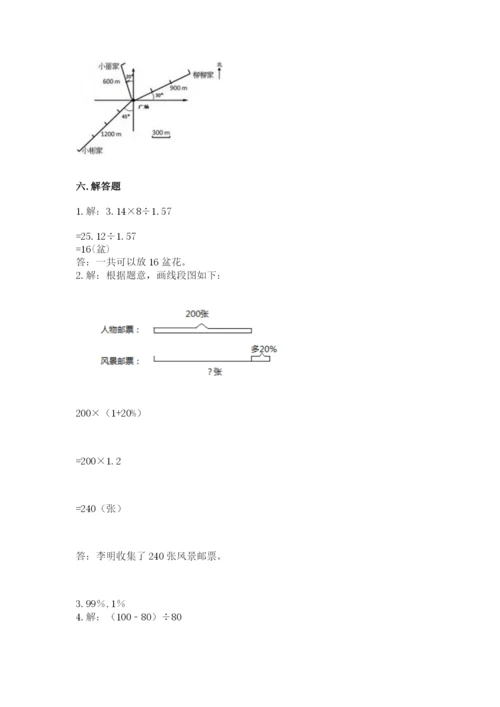 小学数学六年级上册期末卷【夺分金卷】.docx