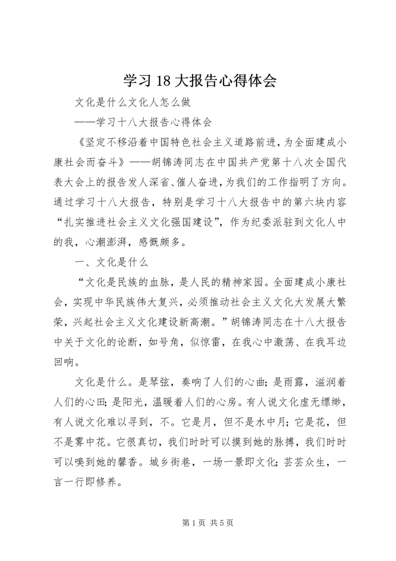 学习18大报告心得体会 (6).docx