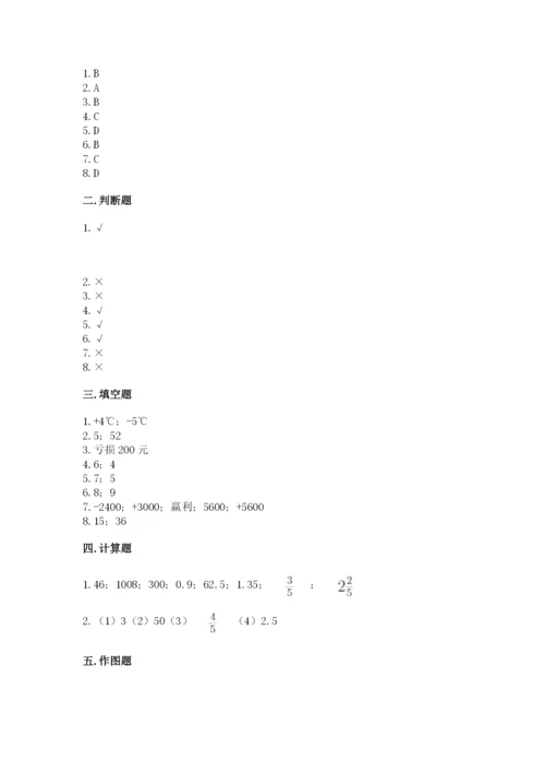 北师大版小学六年级下册数学期末检测试题及答案【真题汇编】.docx