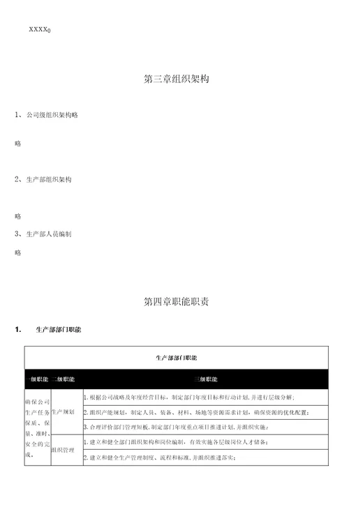 某企业生产管理手册