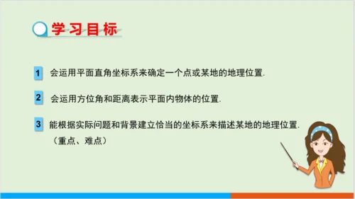 7.2.1 用坐标表示地理位置 教学课件--人教版初中数学七年级下