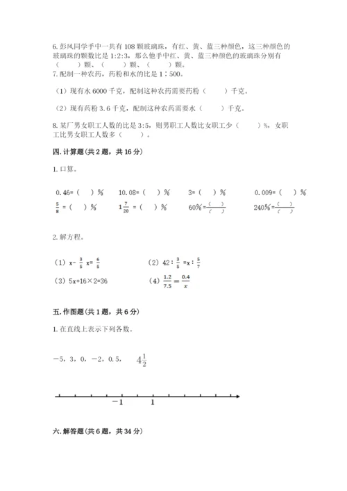 小学六年级下册数学期末卷及完整答案【精选题】.docx