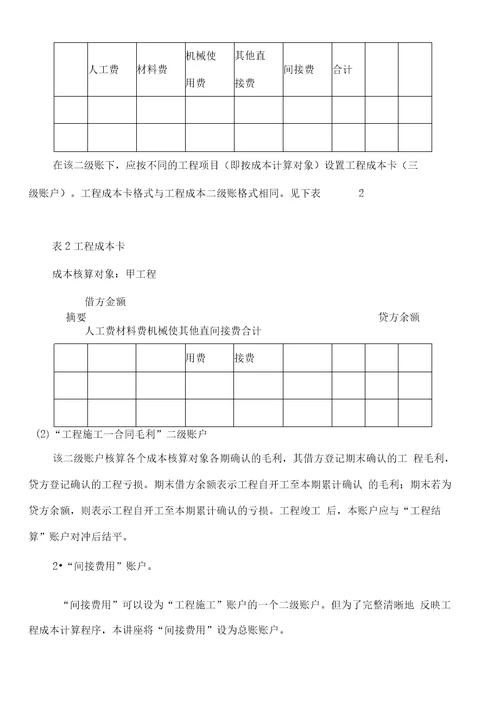 施工企业成本会计核算实务1