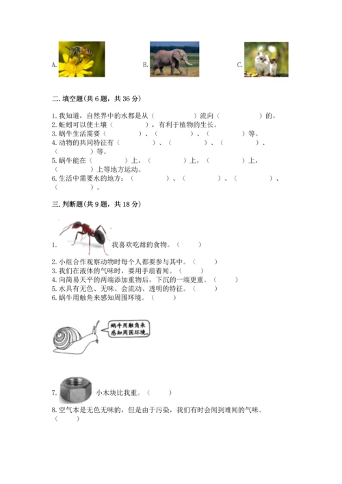 教科版一年级下册科学期末测试卷精品【达标题】.docx