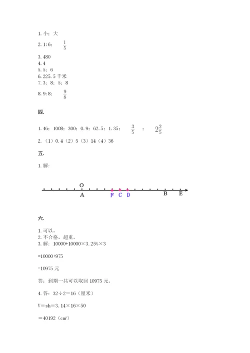 青岛版数学小升初模拟试卷（精练）.docx