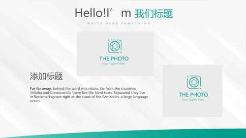 简约大方中国农业银行工作总结动态PPT