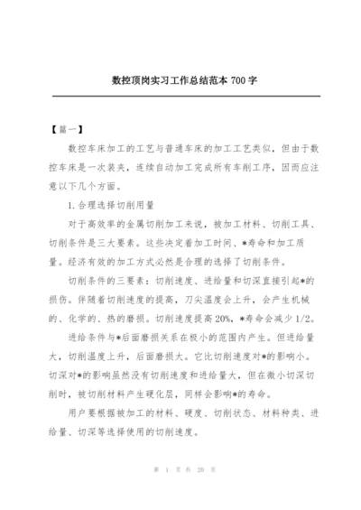 数控顶岗实习工作总结范本700字.docx