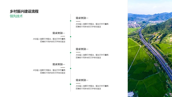 建设新时代美丽新农村通用PPT模板