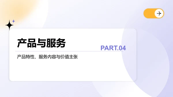 紫色渐变风创新创业计划书PPT模板