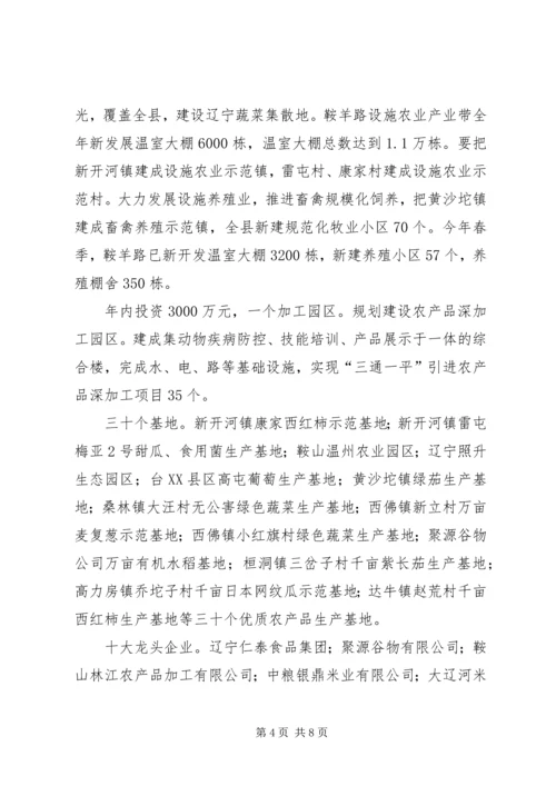 农业标准化及三品专题会发言.docx