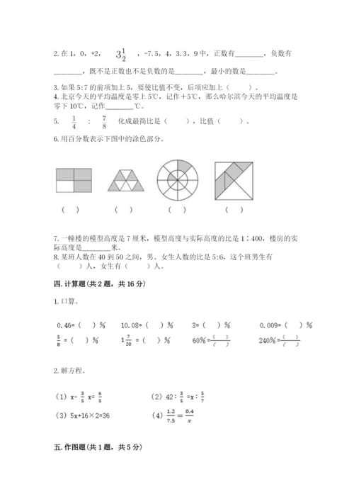 北京版小学六年级下册数学期末综合素养测试卷及答案（各地真题）.docx