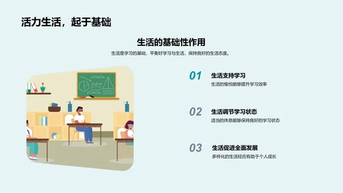 高三学生生活学习指南PPT模板